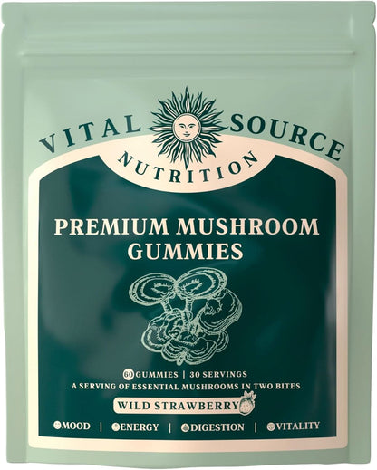 Premium Mushroom Gummies for Vitality™