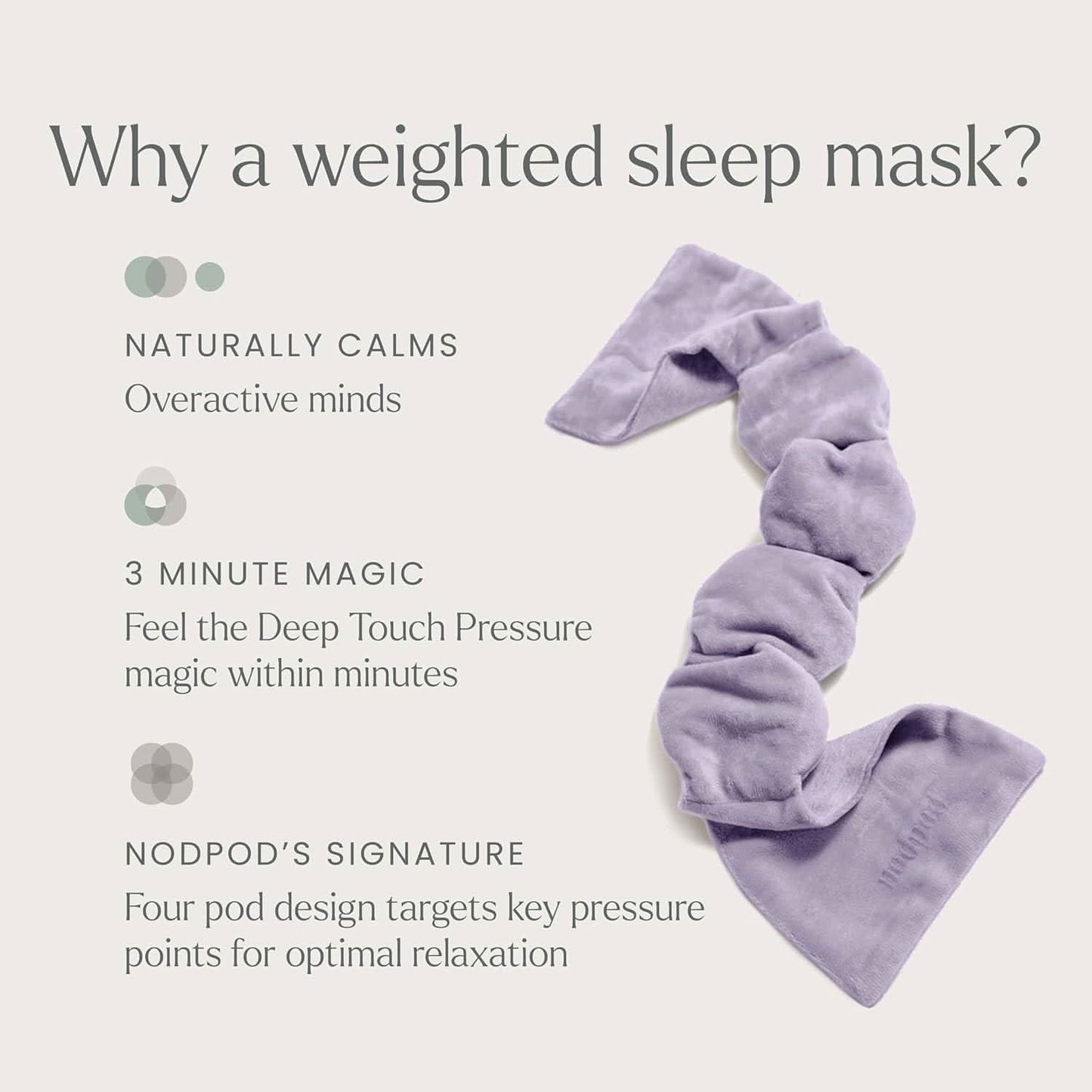 Nodpod Gentle Weighted Sleep Mask™ [BFCM SALE]